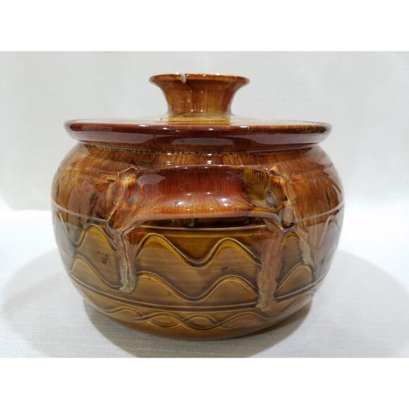 Vintage Dryden Original '79 Clay Bean Pot - Picture 4 of 10
